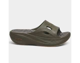 Chinelo Olympikus Pós Corre Masculino - Verde Escuro Chinelo Olympikus Pós Corre Masculino - Verde Escuro