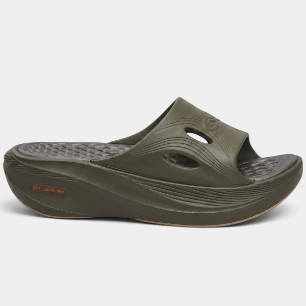 Chinelo Olympikus Pós Corre Masculino - Verde Escuro
