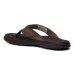 Chinelo Couro Pegada Amortech 131221 Masculino - Marrom Escuro