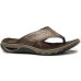 Chinelo Dedo Pegada em Couro Masculino 131663 - Marrom Claro