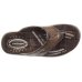 Chinelo Dedo Pegada em Couro Masculino 131663 - Marrom Claro