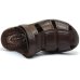 Sandália Couro Pegada Amortecedor 131669 Masculina - Marrom Escuro