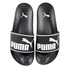 Chinelo Slide Puma Leadcat 2.0 - Branco e Preto