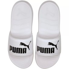 Chinelo Puma Slide Popcat 20 Bdp - Branco e Preto