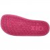 Chinelo Slide QIX Listras Feminino - Pink e Branco