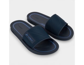 Chinelo Rider Slide Street Listra Masculino - Marinho e Azul