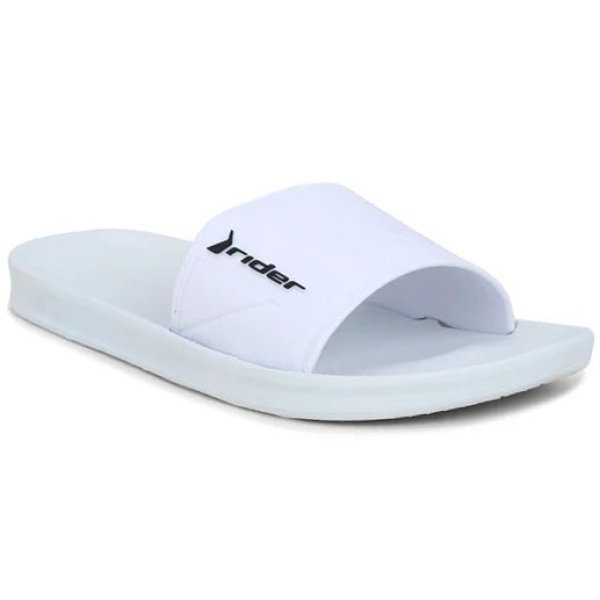 Chinelo Slide Rider Street Ad Masculino - Branco e Preto