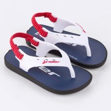 Chinelo Rider Street Fun Baby - Azul e Vermelho