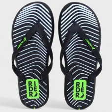 Chinelo Rider R1 Style Masculino - Preto e Branco