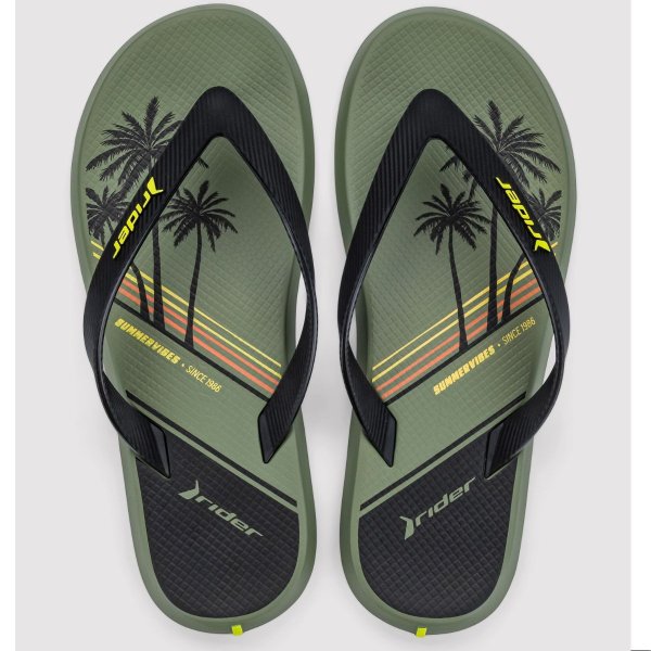 Chinelo Rider R1 Style Masculino - Verde