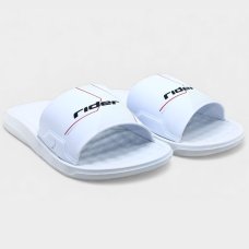 Chinelo Rider Slide Step Masculino - Branco