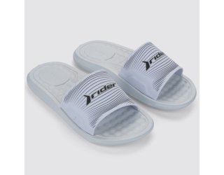 Chinelo Slide Rider Step Masculino - Branco e Preto Chinelo Slide Rider Step Masculino - Branco e Preto