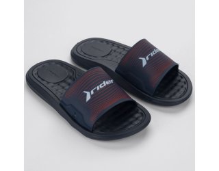 Chinelo Slide Rider Step Masculino - Marinho e Vermelho Chinelo Slide Rider Step Masculino - Marinho e Vermelho