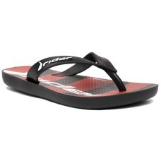 Chinelo Infantil Rider Feel Urban - Preto e Vermelho