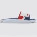 Chinelo Rider Slide Pump II Masculino - Branco e Azul