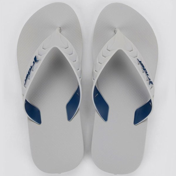 Chinelo Rider Street Duo Dedo Masculino - Cinza e Azul