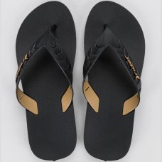 Chinelo Rider Street Duo Dedo Masculino - Preto e Bege