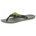 Chinelo Rider Street Duo Dedo Masculino - Cinza e Verde