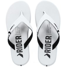 Chinelo Rider R1 Prime Masculino - Branco e Preto