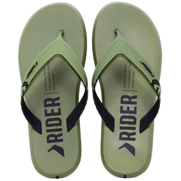 Chinelo Rider R1 Prime Masculino - Verde e Preto