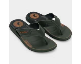 Chinelo Rider Start III Masculino - Verde e Laranja Chinelo Rider Start III Masculino - Verde e Laranja