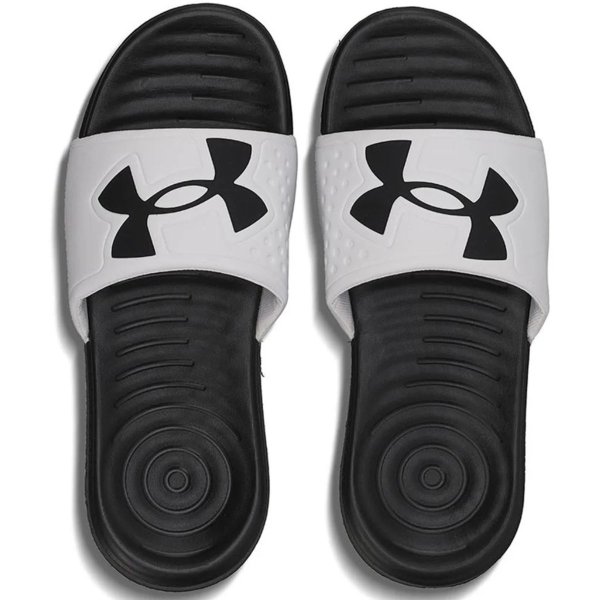 Chinelo Under Armour Ansa Light - Branco e Preto