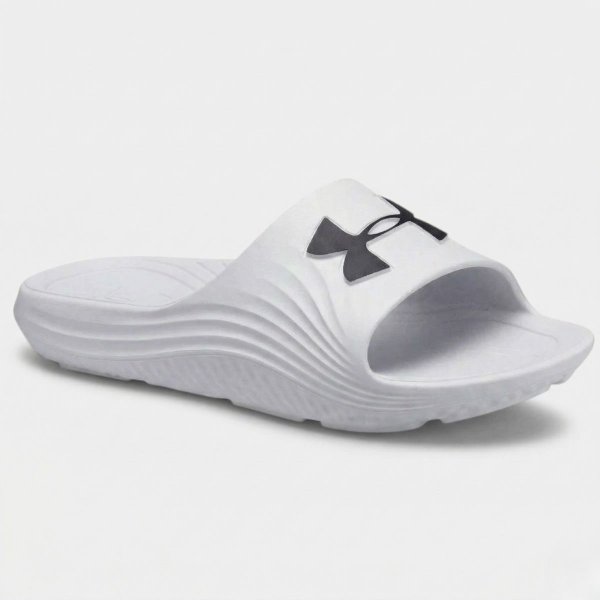 Chinelo Under Armour Core 2 - Branco e Preto