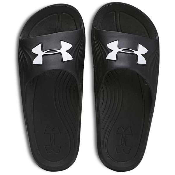 Chinelo Under Armour Core 2 - Preto e Branco