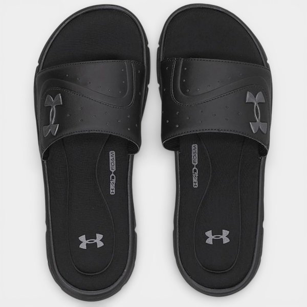 Chinelo Under Armour Ignite Vi Sl Se - Preto e Chumbo