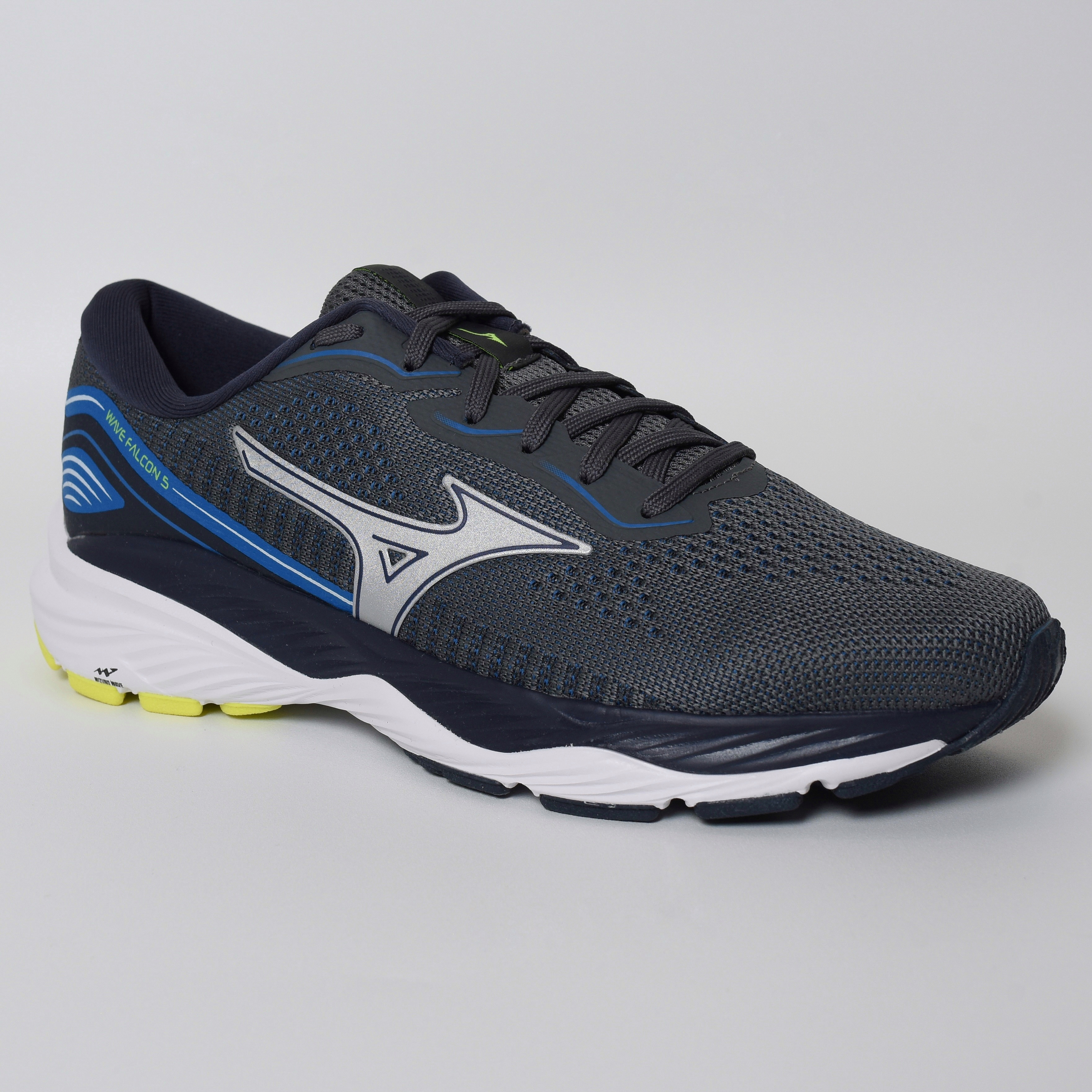 Tênis Mizuno Wave Falcon 5 Masculino - Chumbo Cinza 1